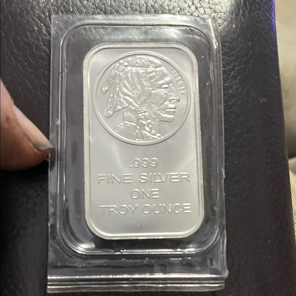 1 oz silver buffalo bar